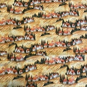 Protofino village cotton fabric.